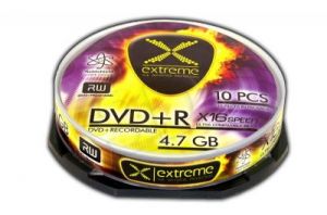EXTREME DVD+R  4.7GB 16x Cake 10szt.