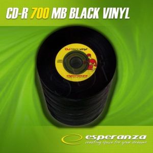 CD-R Esperanza 700MB/80MIN 52xSpeed VINYL BLACK (Szpindel 100szt)
