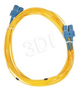 ALANTEC patchcord światłowodowy SM LSOH 5m LC-SC duplex 9/125 żółty