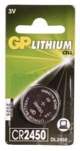 GP Bateria guzikowa CR2450 blister 1szt.