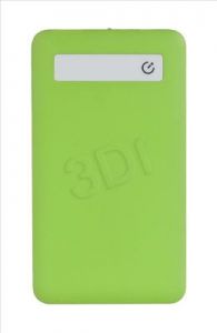 PowerNeed Powerbank P3300G 3300mAh USB biało-zielony