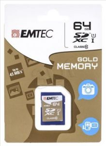 Emtec SDXC ECMSD64GXC10 64GB Class 10,UHS Class U1
