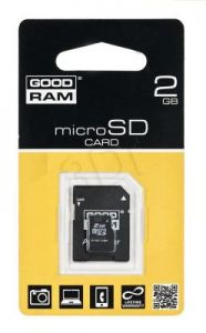 Goodram micro SD SDU2GAGRR10 2GB + ADAPTER microSD-SD