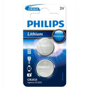 Bateria Pastylkowa PHILIPS CR2025P2/01B Lithium (2szt)