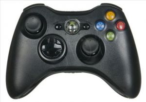 Kontroler Microsoft Xbox 360 bezprzewodowy czarny