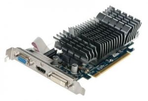 ASUS GeForce 210 512MB (1024MB TC) DDR3/32bit DVI/HDMI PCI-E (475/1200) (Low Profile) (chłodzenie pa