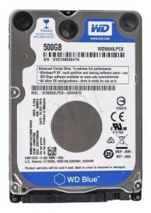 Dysk HDD Western Digital SCORPIO BLUE 2,5\" 500GB SATA III 8MB 5400obr/min WD5000LPCX