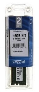 Crucial DDR4 UDIMM 16GB 2133MT/s (2x8GB) CT2K8G4DFS8213
