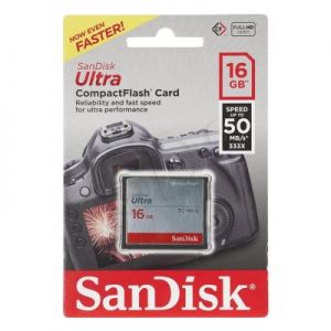SANDISK COMPACT FLASH 16GB ULTRA
