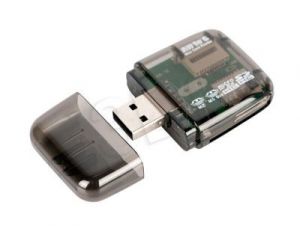 CZYTNIK KART I-BOX R014 USB CZARNY (zew) - 4 SLOTY