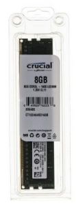 Crucial DDR3L UDIMM 8GB 1600MT/s (1x8GB) CT102464BD160B