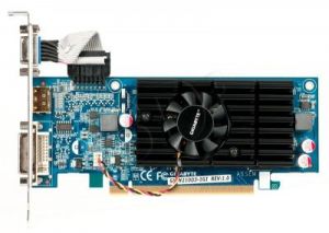 GIGABYTE GeForce 210 1024MB DDR3/64bit DVI/HDMI PCI-E (590/1200)