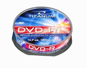 TITANUM DVD-R   4,7 GB x16 - Cake Box 10