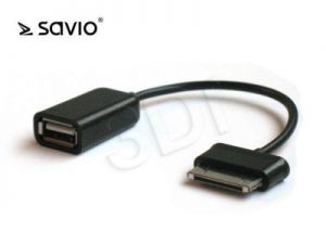 SAVIO ADAPTER 15CM SAMSUNG GALAXY TAB USB A MĘSKIE - SAMSUNG GALAXY TAB 30 PIN CL-18