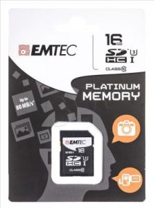 Emtec SDHC ECMSD16GHC10PL 16GB Class 10,UHS Class U3