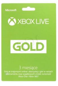 Abonament Xbox Live GOLD 3