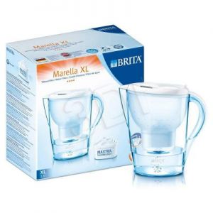 Dzbanek filtrujący BRITA Marella XL biały + 4 wkłady Maxtra (biały)