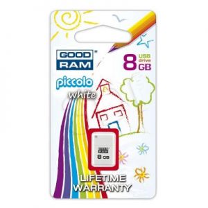 Goodram Flashdrive  PICCOLO 8GB USB 2.0 Biały