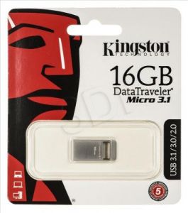 Kingston Flashdrive DTMC3/16GB 16GB USB 3.1 Stalowy