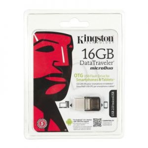 Kingston Flashdrive DataTraveler microDuo 16GB USB 2.0 Brązowy
