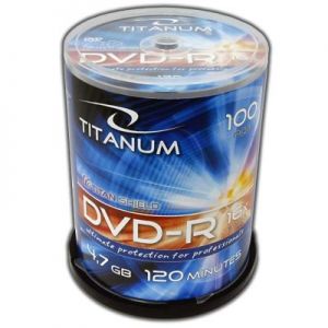 DVD-R ESPERANZA TITANUM 4,7 GB x16 - Cake Box 100