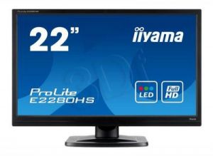 MONITOR LED IIYAMA 21,5\" E2280HS-B1 BLACK HDMI