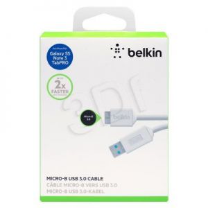 BELKIN KABEL Micro-B to USB 3.0 Cable - BIAŁY
