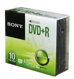 DVD+R Sony 10DPR47SS 4,7GB 16x