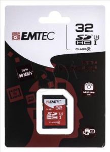 Emtec SDHC ECMSD32GHC10PR 32GB Class 10,UHS Class U3