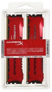KINGSTON HyperX DDR3 2x8GB 1600MHz HX316C9SRK2/16 Savage