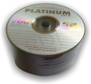 CD-R PLATINUM 700MB/80MIN 52X SZPINDEL 50SZT