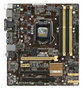ASUS B85M-E Intel B85 LGA 1150 (2xPCX/VGA/DZW/GLAN/SATA3/USB3/DDR3/CROSSFIRE) mATX