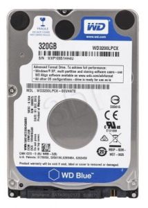 Dysk HDD Western Digital SCORPIO BLUE 2,5\" 320GB SATA III 16MB 5400obr/min WD3200LPCX