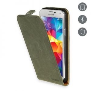 SKINK ETUI FLAP DO SAMSUNG GALAXY S6 SZARE/KONIAK